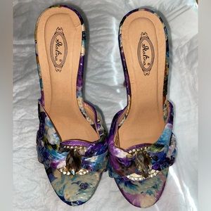 Purple Italina Heels 7.5